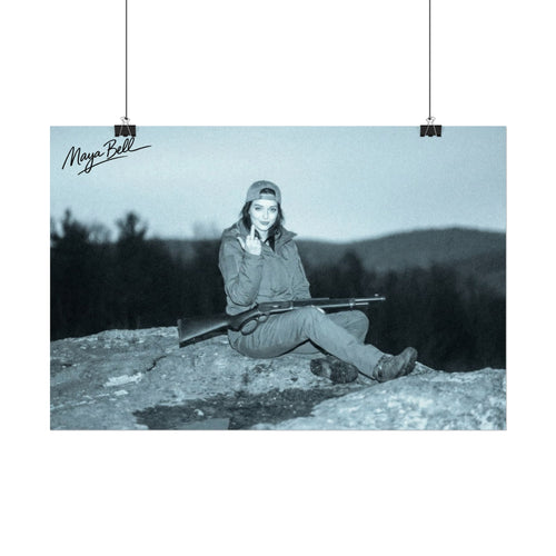 'Maya Bell' Signed Night Vision Poster